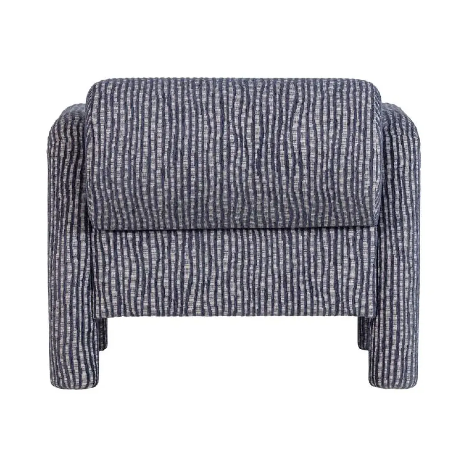WOOOD Fauteuils|Lenny Fauteuil Dessin Grijsblauw
