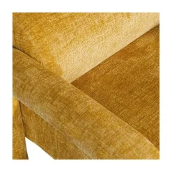 WOOOD Fauteuils|Lenny Fauteuil grove textuur goud/geel