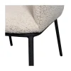 WOOOD Eetkamerstoelen|Leon Eetkamerstoel bouclé naturel melange