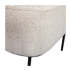 WOOOD Eetkamerstoelen|Leon Eetkamerstoel bouclé naturel melange