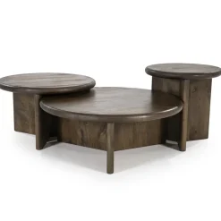 By Boo Salontafels|Leoni Salontafel large Bruin 80cm