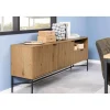 Nordhavn Dressoirs|Industriele Kasten|Lexora Dressoir Eiken lichtbruin 180cm