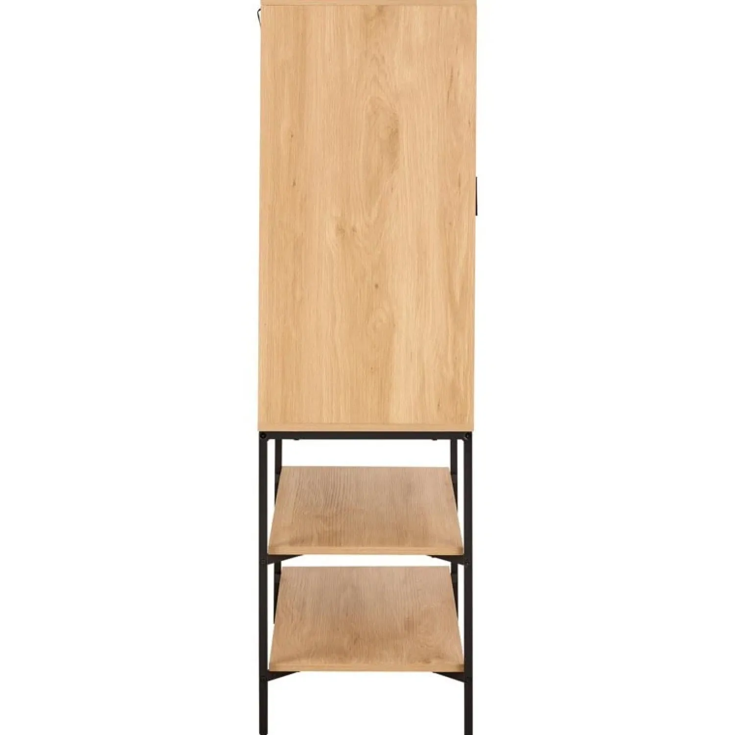 Nordhavn Wandkasten|Industriele Kasten|Lexora Wandkast licht Eiken 80cm