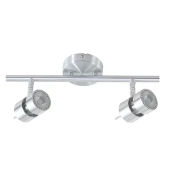 Steinmex Wandlampen|Plafondlampen|2-lichtspot Natasja modern metaal