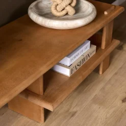 Furndea Industriele Kasten|Tv Meubels|Liora Tv meubel naturel Mangohout 160 cm