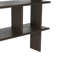 Furndea Wandkasten|Vakkenkasten|Liora Wandkast bruin Mangohout 150 cm