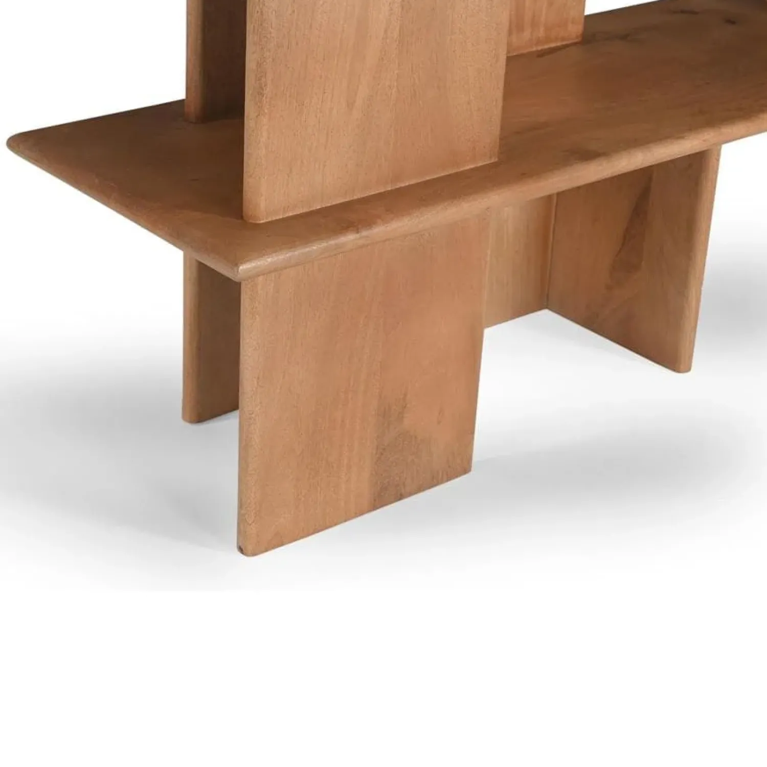 Furndea Wandkasten|Vakkenkasten|Liora Wandkast naturel Mangohout 150 cm