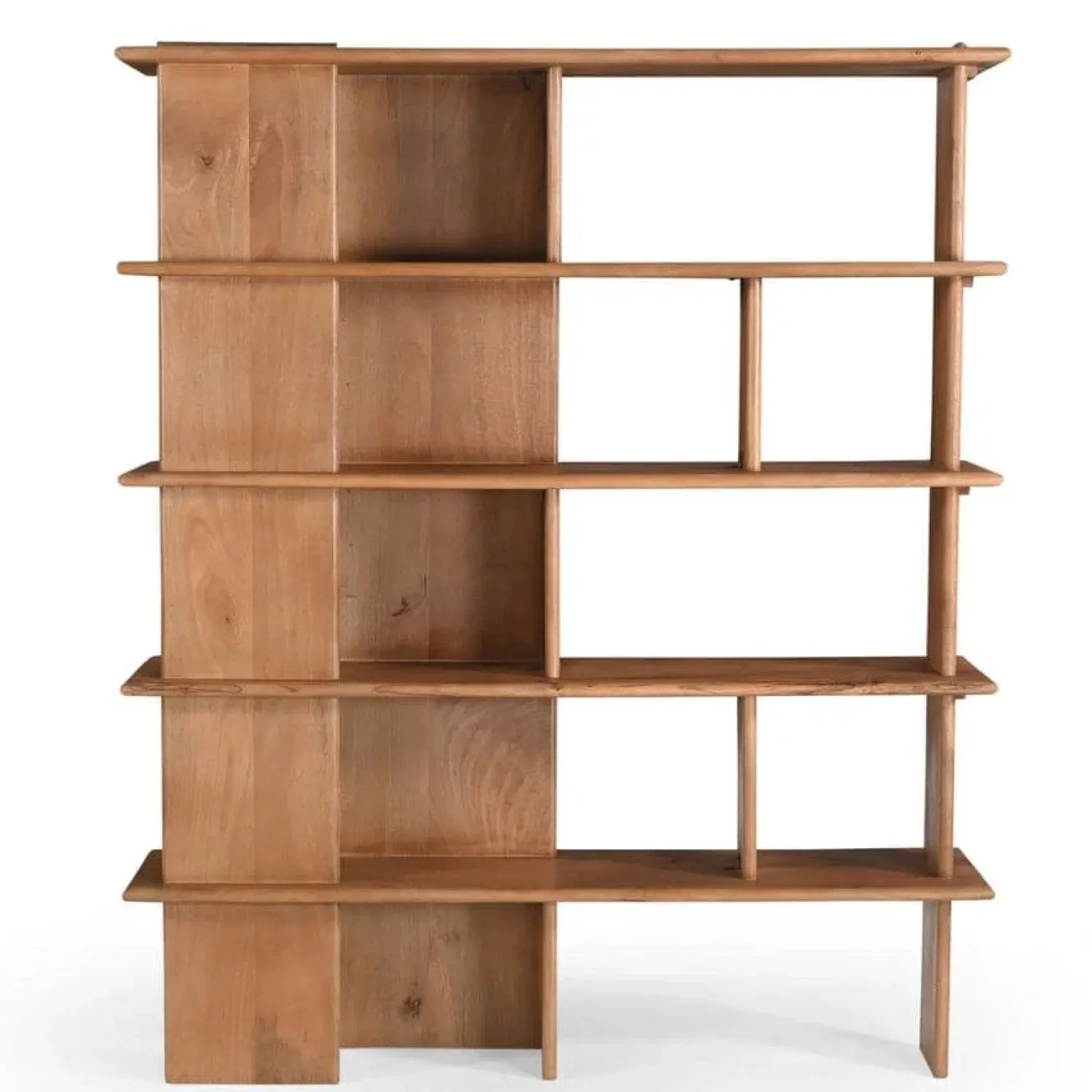 Furndea Wandkasten|Vakkenkasten|Liora Wandkast naturel Mangohout 150 cm