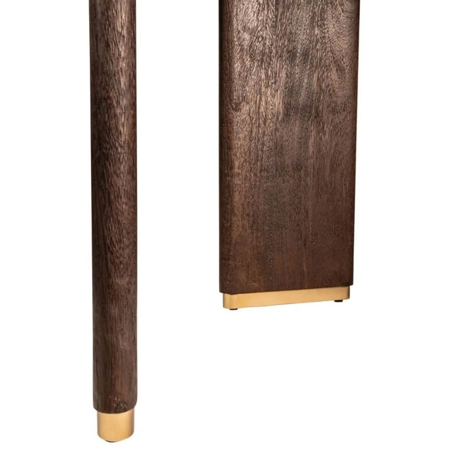 PTMD Eettafels|Lior Eettafel Bruin Goudpoot 240cm