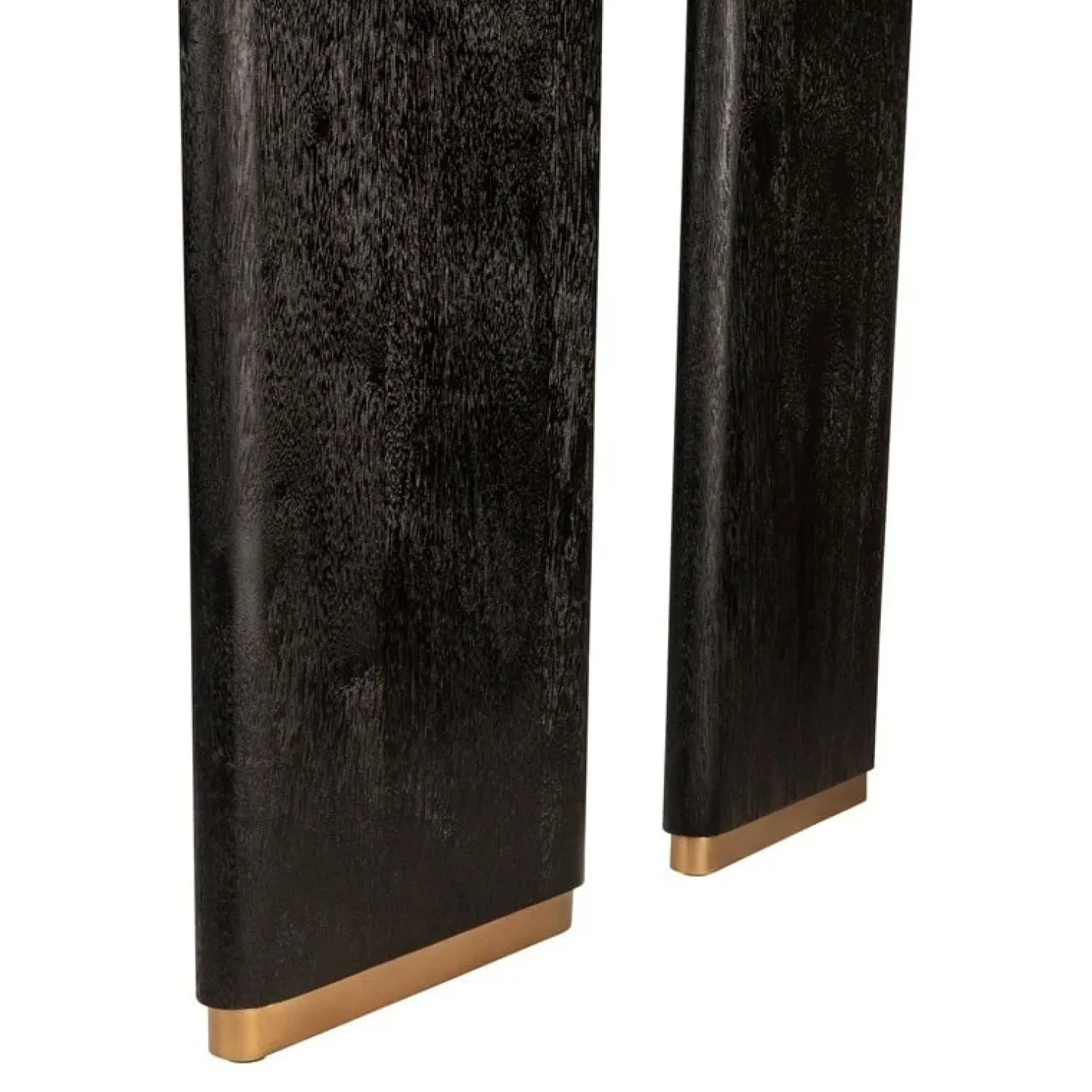 PTMD Eettafels|Lior Eettafel Zwart Goudpoot 280cm