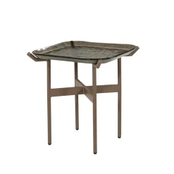 By Boo Bijzettafels|Liri Bijzettafel Bruin glas 43cm