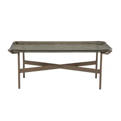 By Boo Salontafels|Liri Salontafel Bruin glas 98cm