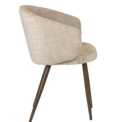 Pole to Pole Eetkamerstoelen|Lisa Eetkamerstoel Crème