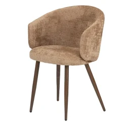 Pole to Pole Eetkamerstoelen|Lisa Eetkamerstoel Karamel