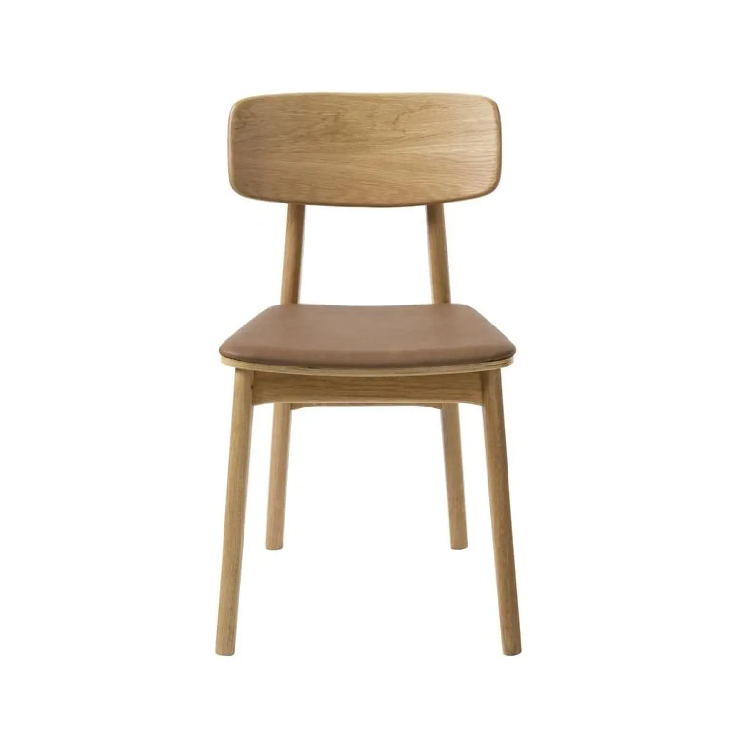 LykkeHome Eetkamerstoelen|Liva Eetkamerstoel tan PU