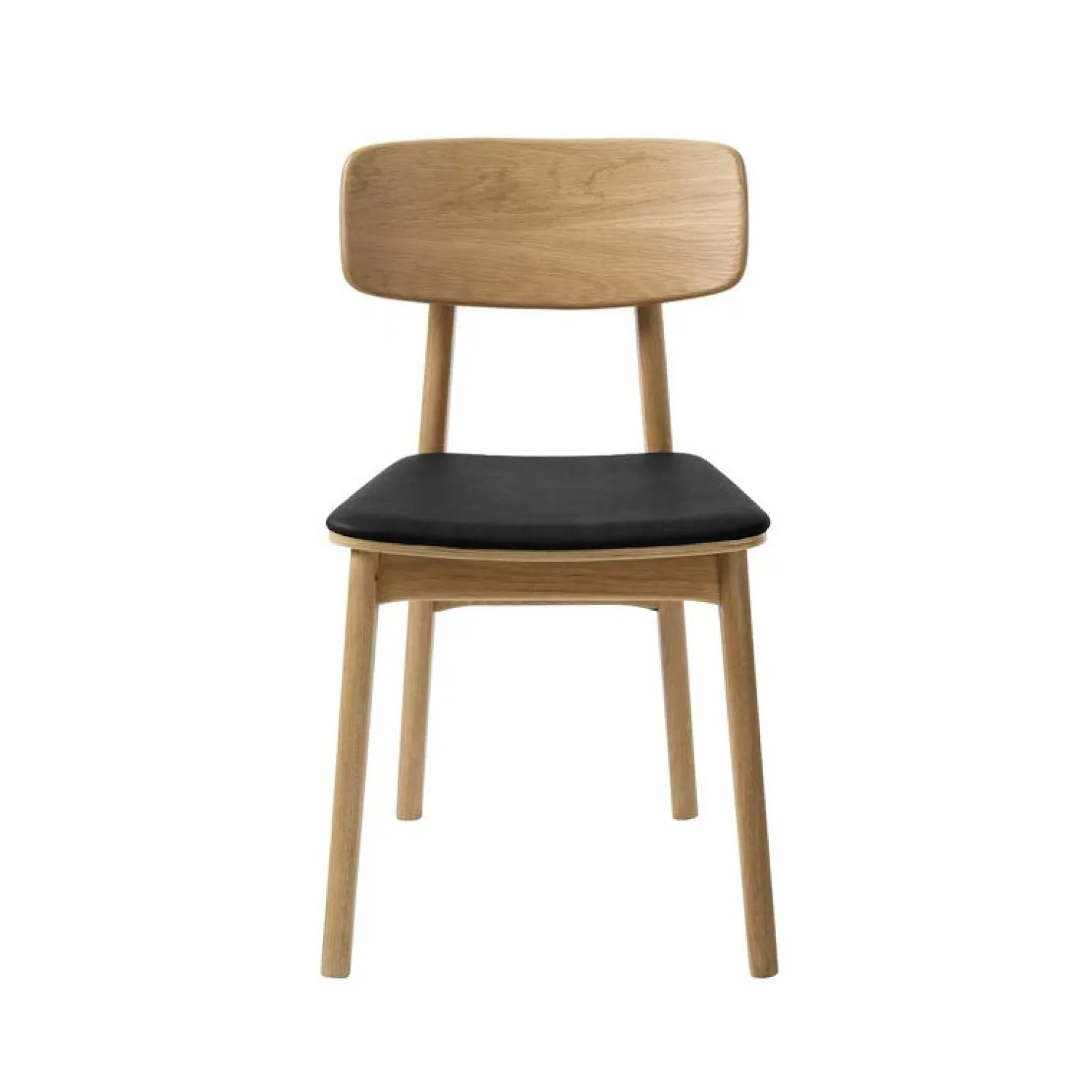 LykkeHome Eetkamerstoelen|Liva Eetkamerstoel zwart PU