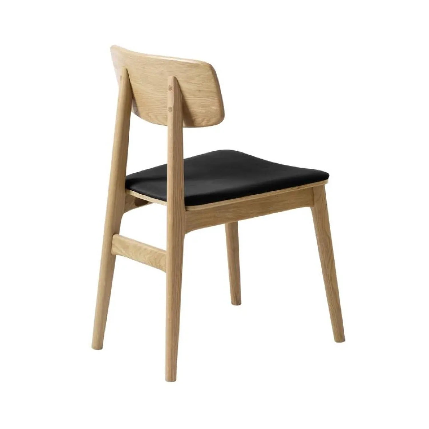LykkeHome Eetkamerstoelen|Liva Eetkamerstoel zwart PU