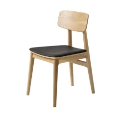 LykkeHome Eetkamerstoelen|Liva Eetkamerstoel zwart PU