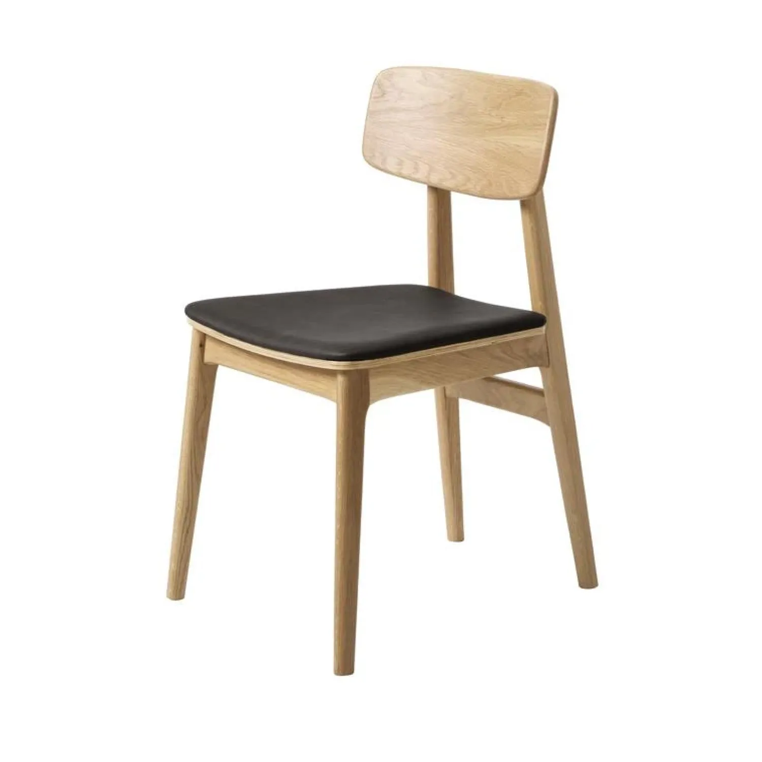 LykkeHome Eetkamerstoelen|Liva Eetkamerstoel zwart PU