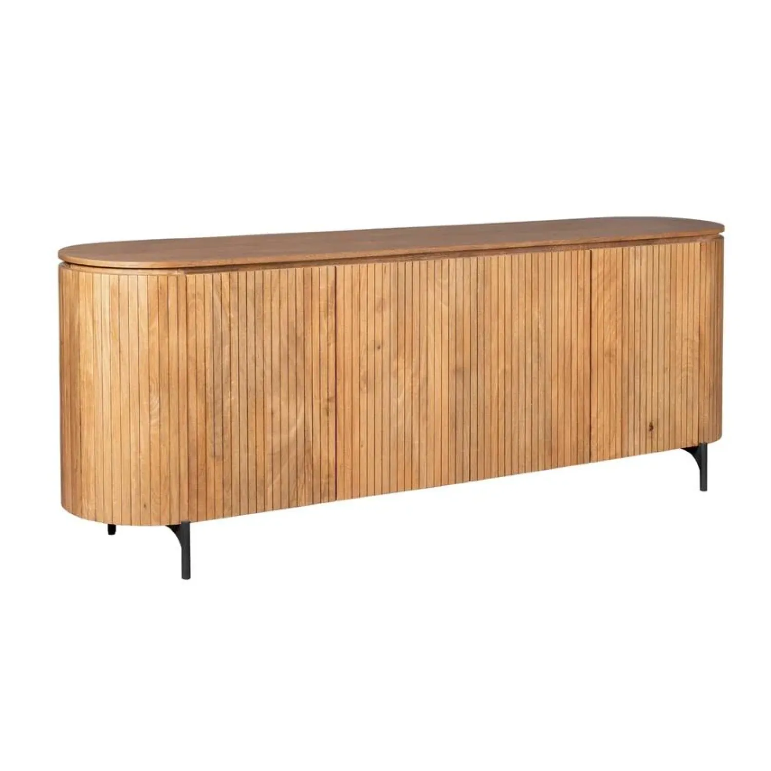 Furndea Dressoirs|Industriele Kasten|Livia Dressoir Naturel 210cm