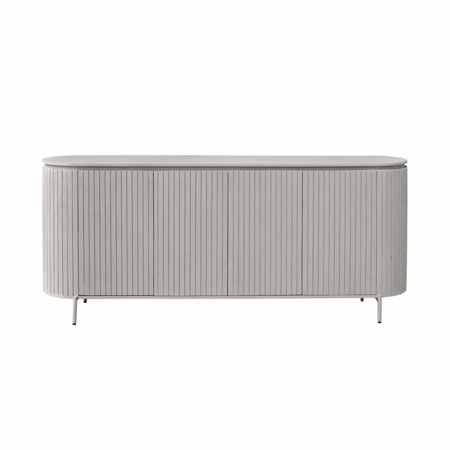 Furndea Dressoirs|Industriele Kasten|Livia Dressoir Taupe 210cm