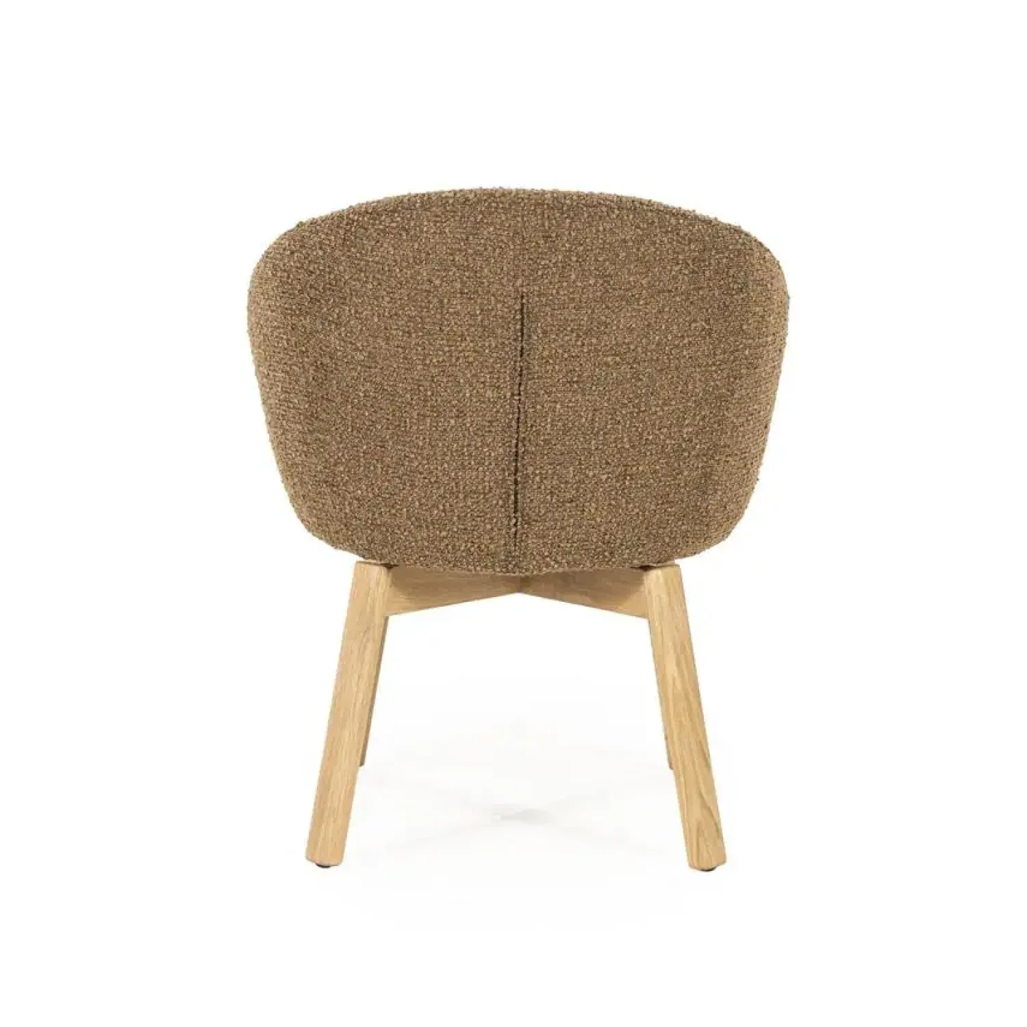 Eleonora Eetkamerstoelen|Livia Eetkamerstoel Bruin stof