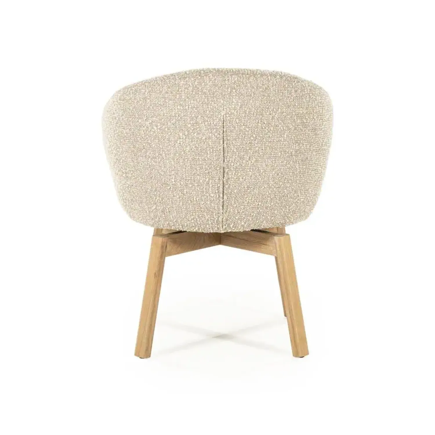 Eleonora Eetkamerstoelen|Livia Eetkamerstoel Taupe stof