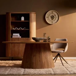 Furndea Eettafels|Livia Eettafel Ovaal Naturel 210cm