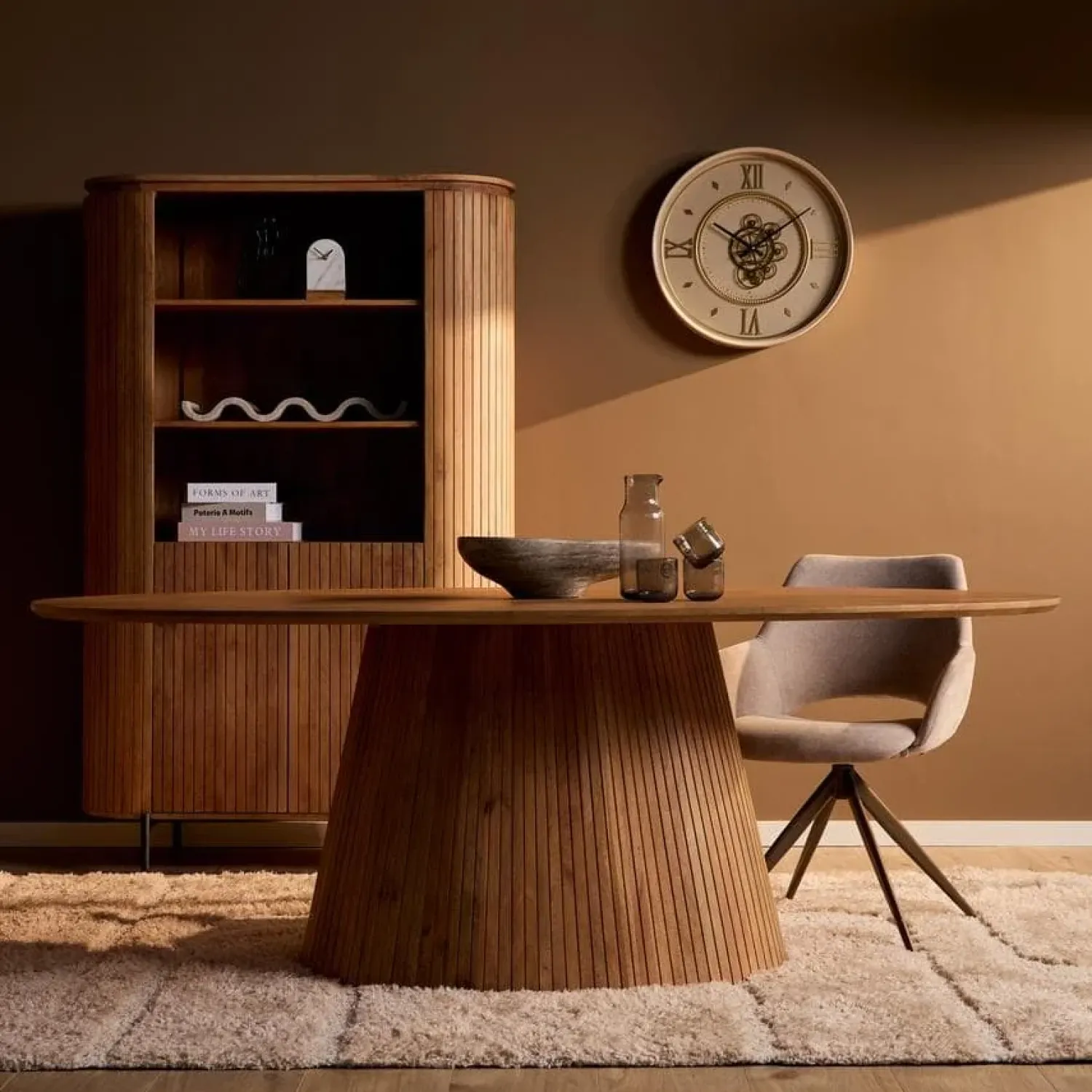 Furndea Eettafels|Livia Eettafel Ovaal Naturel 240cm