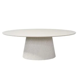 Furndea Eettafels|Livia Eettafel Ovaal Zand 210cm