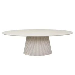 Furndea Eettafels|Livia Eettafel Ovaal Zand 240cm