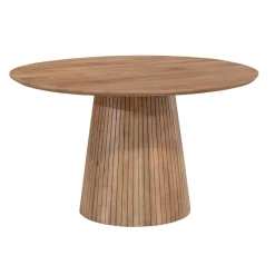 Furndea Eettafels|Livia Eettafel Rond Naturel 130cm