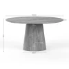 Furndea Eettafels|Livia Eettafel Rond Naturel 150cm