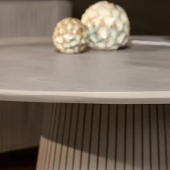 Furndea Eettafels|Livia Eettafel Rond Taupe 150cm