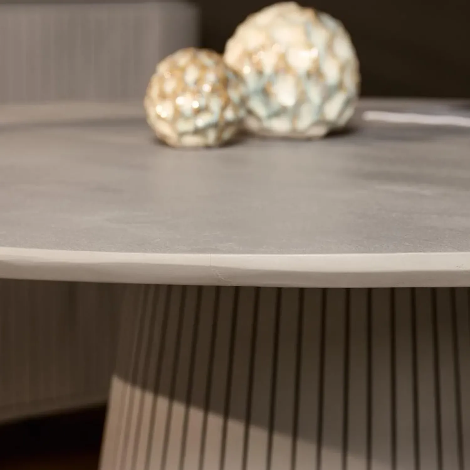 Furndea Eettafels|Livia Eettafel Rond Taupe 150cm