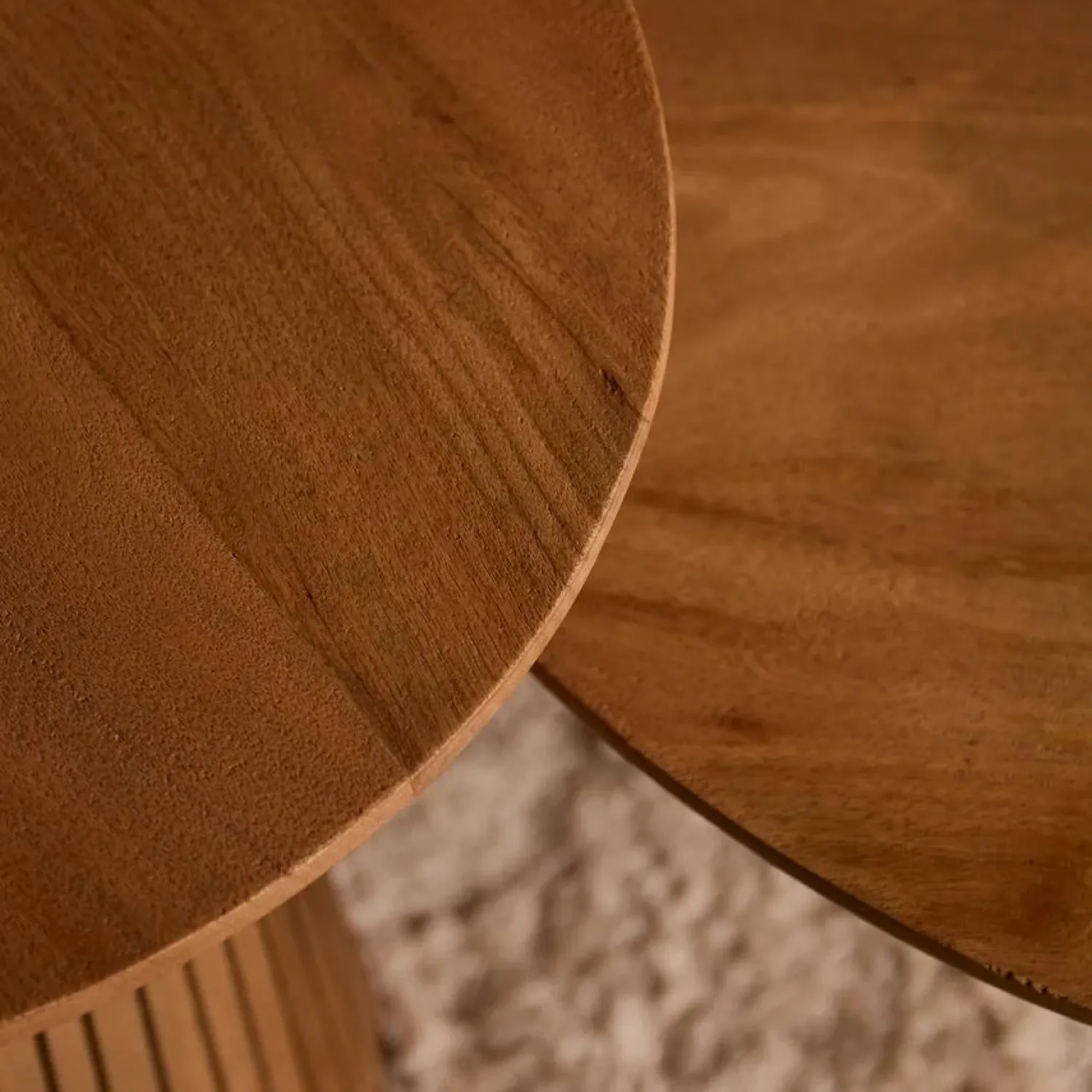 Furndea Salontafels|Livia Salontafel Rond Naturel 80cm