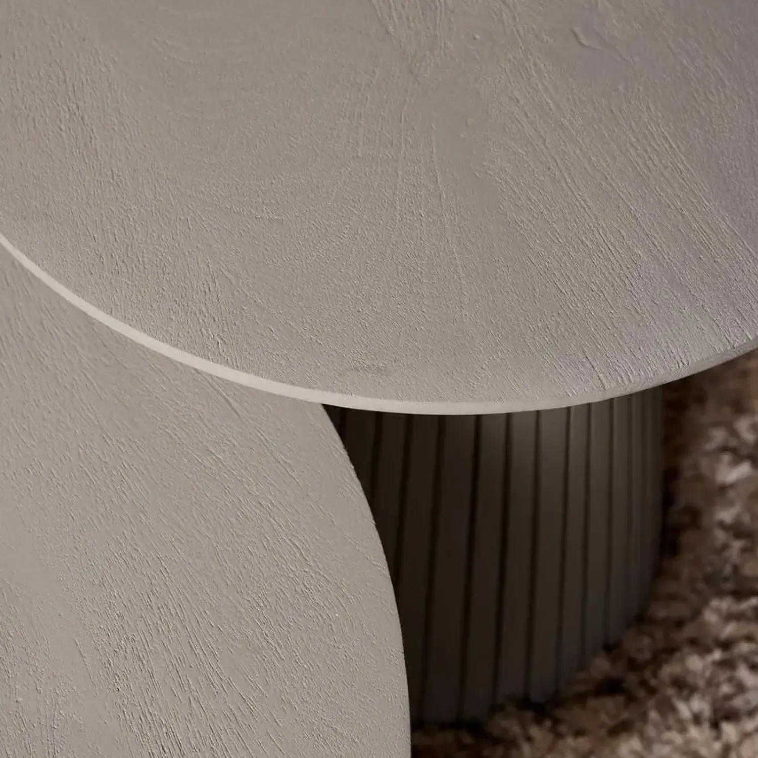 Furndea Salontafels|Livia Salontafel Rond Taupe 80cm
