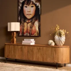 Furndea Industriele Kasten|Tv Meubels|Livia Tv meubel Naturel 210cm