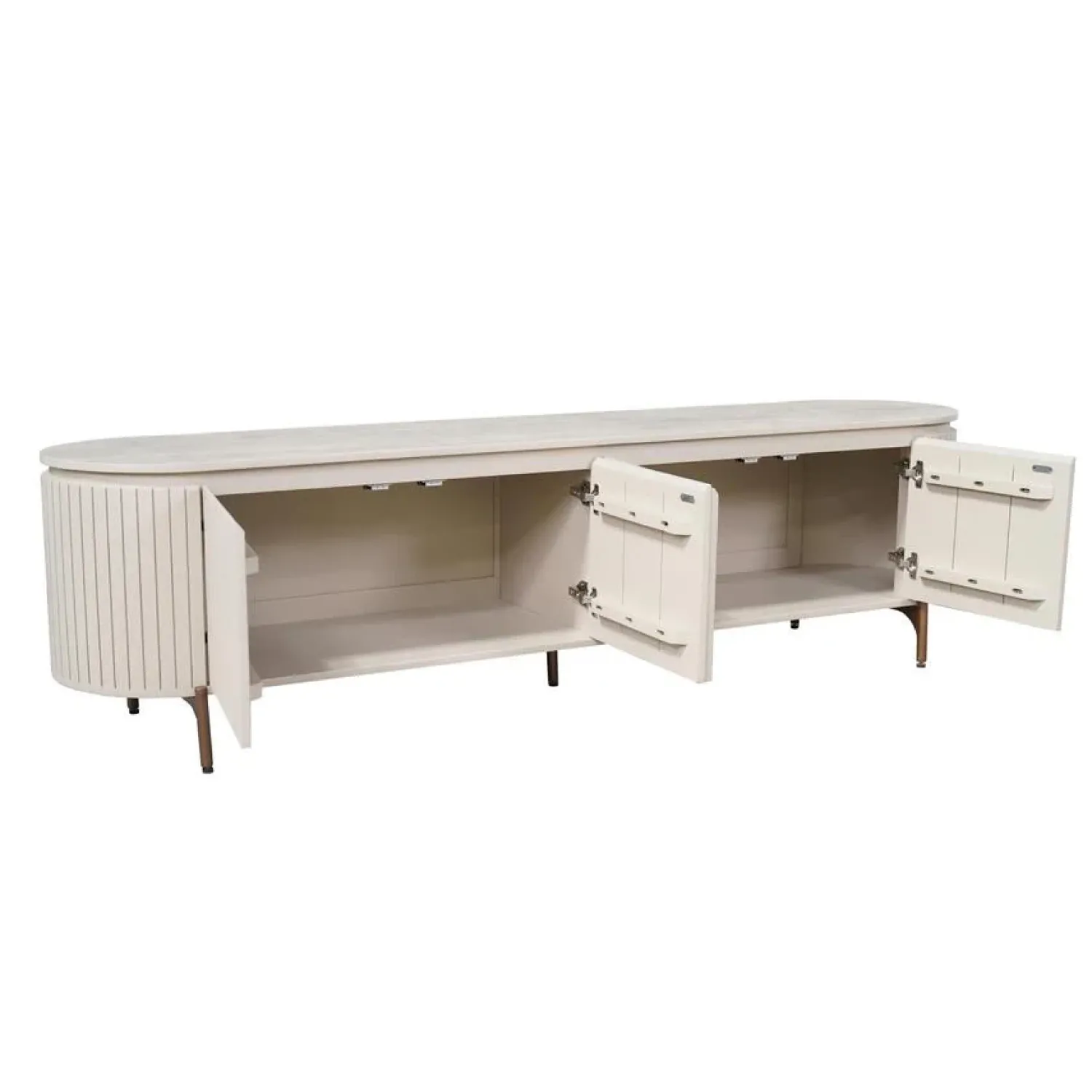 Furndea Industriele Kasten|Tv Meubels|Livia Tv meubel Zand 210cm