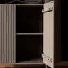 Furndea Wandkasten|Industriele Kasten|Livia Wandkast Taupe 115cm