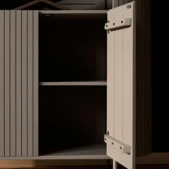 Furndea Wandkasten|Industriele Kasten|Livia Wandkast Taupe 115cm