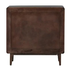 WOOOD Ladenkasten|Industriele Kasten|Liya Ladekast mangohout donkerbruin 90cm