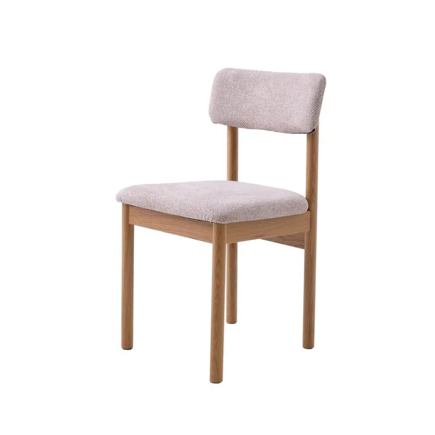 LykkeHome Eetkamerstoelen|Lize Eetkamerstoel zand met naturel poot
