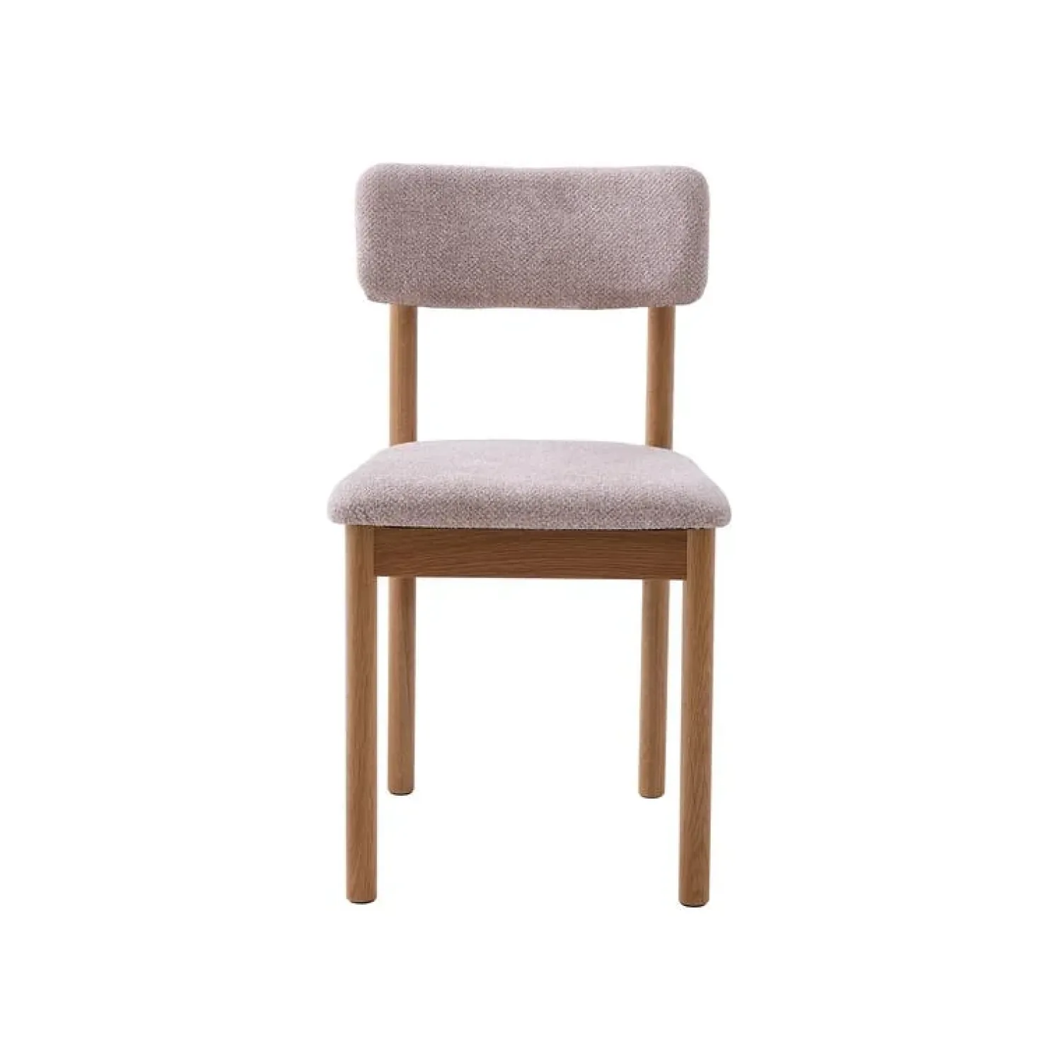 LykkeHome Eetkamerstoelen|Lize Eetkamerstoel zand met naturel poot