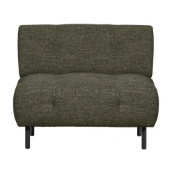 WOOOD Fauteuils|Lloyd Fauteuil grof geweven groen melange