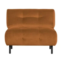 WOOOD Fauteuils|Lloyd Fauteuil velvet kaneel