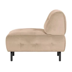 WOOOD Fauteuils|Lloyd Fauteuil velvet zeezout