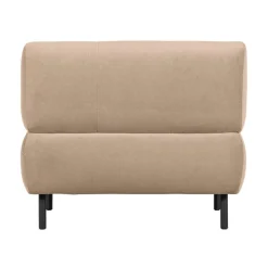 WOOOD Fauteuils|Lloyd Fauteuil velvet zeezout