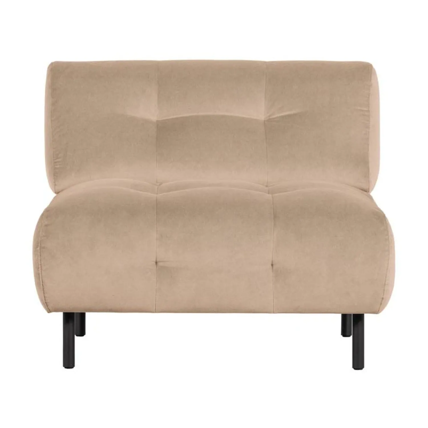 WOOOD Fauteuils|Lloyd Fauteuil velvet zeezout