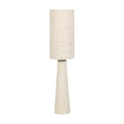 WOOOD Vloerlampen|Loft 2-lichts Vloerlamp metaal/bouclé naturel met stippen